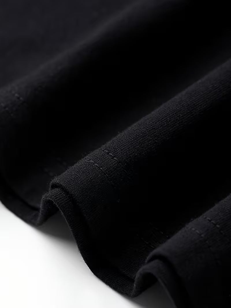 Men’s Loose-Fit Cotton Compass & Floral Print T-Shirt – Summer Casual Top