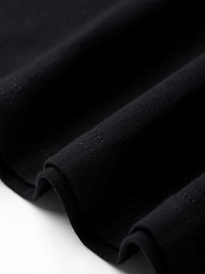 Men’s Loose-Fit Cotton Compass & Floral Print T-Shirt – Summer Casual Top